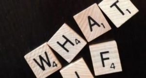 A close up of scrabble tiles with letters